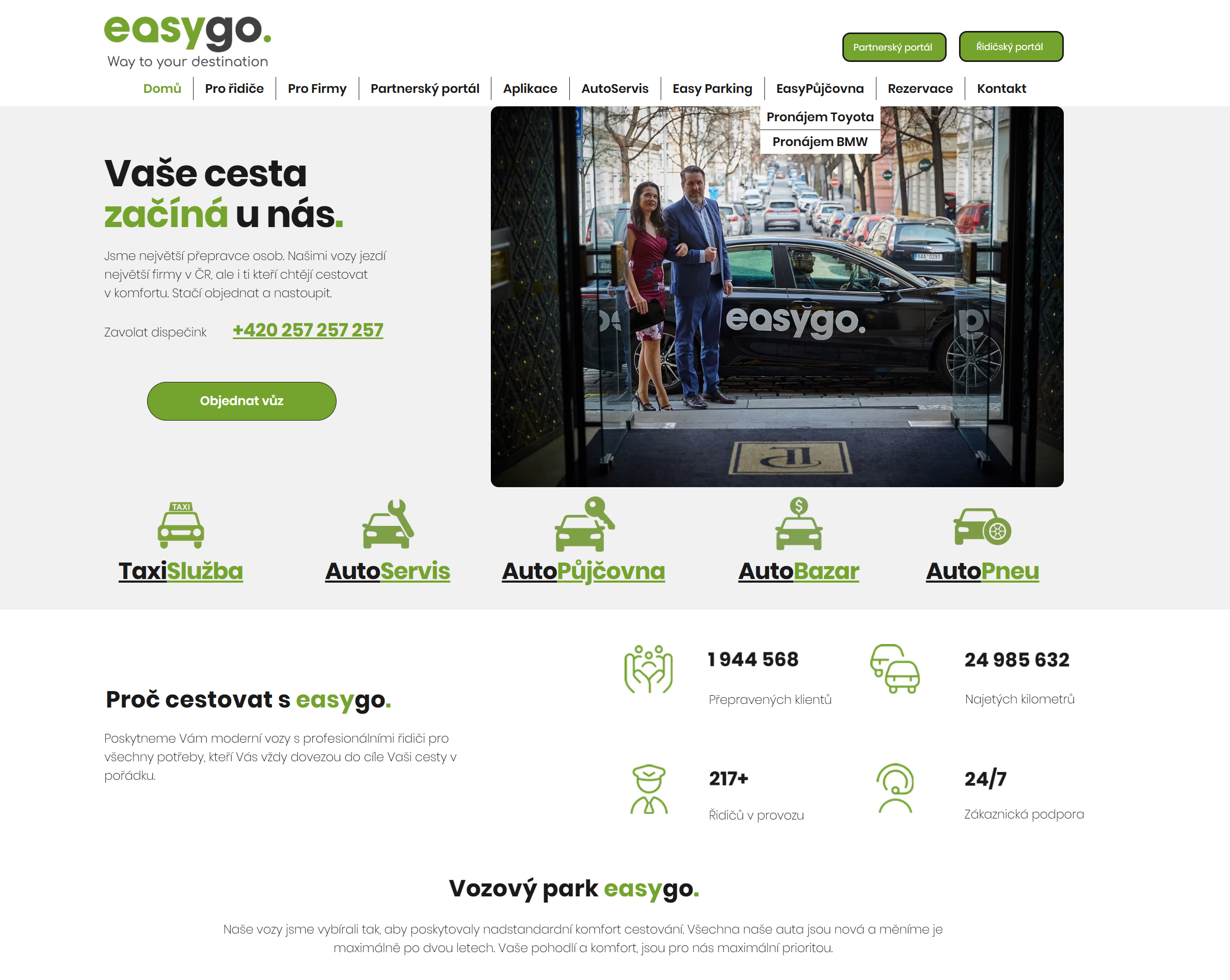 EASYGO.cz Car Rental Platform